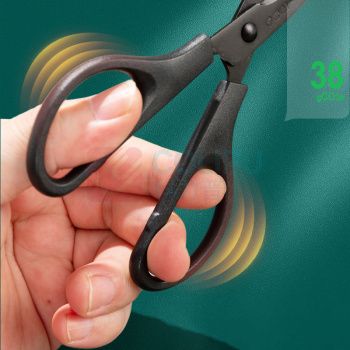 晨光 M&G 办公剪刀Eco+Office ASS913CB 170mm (黑色) 3把/套 减碳38g/把