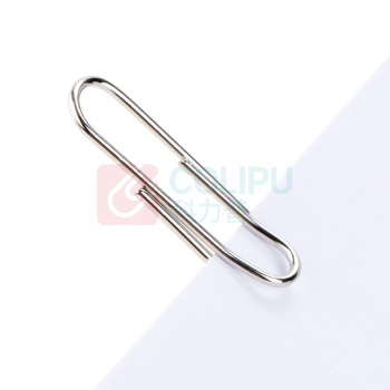 得力 deli 镀镍回形针 0018 29mm (银色) 100枚/盒