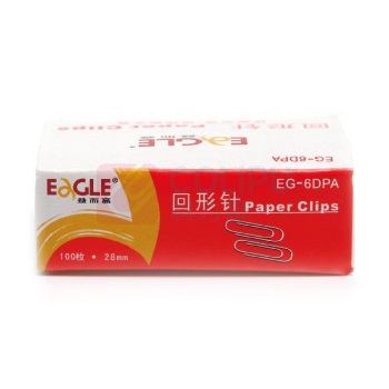 益而高 Eagle 回形针 EG-6DPA 28mm (银色) 100枚/盒
