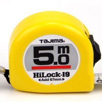 田岛 卷尺 L1950 5m*19mm (黄色) 6把/盒