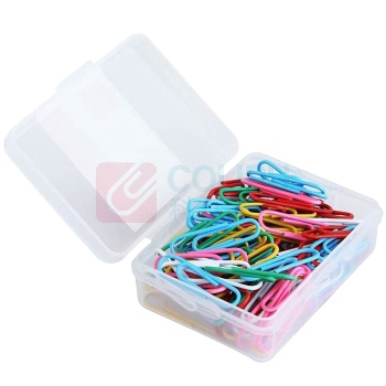 得力(deli) 办公收纳用品 29mm 彩色 100个/盒 10盒/套 销售单位:套 (办公收纳用品) (计量单位:个)