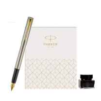 派克 PARKER 威雅钢笔 夹墨水笔 (浅灰)
