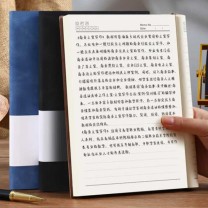 嘉然恒 笔记本本子商务软皮面记事本登记本工作日志会议记录本 JRH-JSB-20447 A5 (黑色)