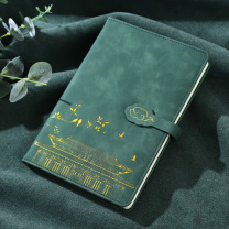 嘉然恒 复古祥云搭扣中国风笔记本 JRH-JSB-20365 A5 (墨绿色)