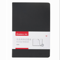 齐心 Comix 皮面笔记本 C5900 B5/122张 (黑色)