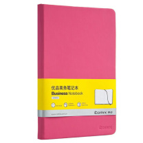 齐心 Comix 皮面本 C5902 A5 122张 (玫红)
