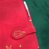 嘉然恒 jiaranheng 中国风国潮笔记本套装 JRH-JSB-20365 A5 (中国红) 1本子+1签字笔 120张(240页)