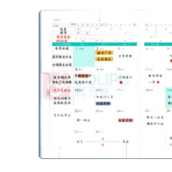 嘉然恒 jiaranheng 2026马克龙日程本 A5 (黄色) 202张(404页)/本