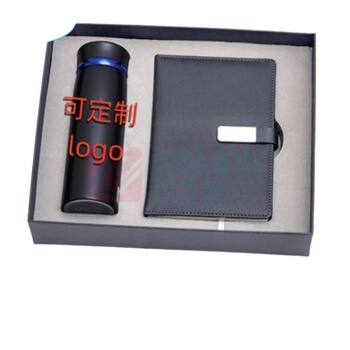 融银之汇 笔记本礼品套装 两件套 (黑 红 蓝 随机发)