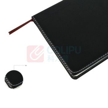 晨光 M&G 普惠型皮面记事本 APY1BK78 32K (黑色) 120页