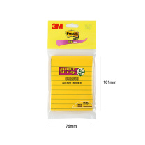 3M 带横线狠贴 643SL 76*101mm (荧光黄) 70页/本