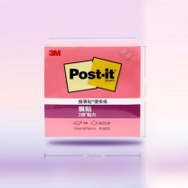 3M 马卡龙系列便签纸 654-4SS-MC (玫红/胭红/淡紫/深紫) 4色/包
