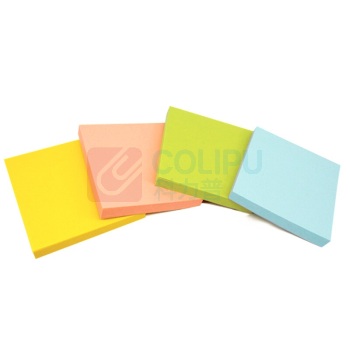 3M 4色狠贴系列报事贴 654SM1 76*76mm*4 (明黄色、粉红色、草绿色、湖蓝) 90页/本 360页/套