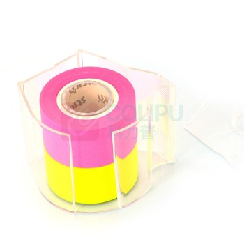 N次贴 Stick 'N 超粘卷筒便签纸胶带座 36540 25mm*10m (荧光洋红、黄) 2卷/卡 DC