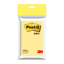 3M 带横线条纸质便利贴 660 152*101mm (黄色) 100页/本 1本/包