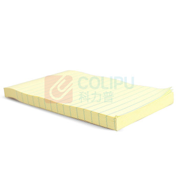 3M 带横线条纸质便利贴 660 152*101mm (黄色) 100页/本 1本/包