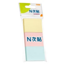 N次贴 Stick 'N 三色组合型便条纸 32017 38×51mm (混色) 3本/包