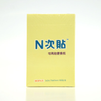 N次贴 Stick 'N 可再贴自粘便条纸 31001 76*51mm (黄色) 100页/本 12本/包