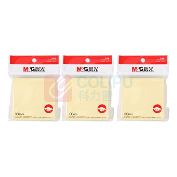 晨光 M&G 优事贴自粘便条纸 YS-03 100页 76*76mm (黄色) 100页/本