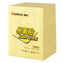 齐心 Comix 便利贴 D5003 76x101mm (黄) 12本装