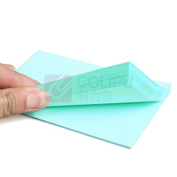 3M 经典报事贴 粉彩系列 655P-BG 127*76mm (蓝绿色) 100页/本 12本/包 新老包装交替中,以实物为准