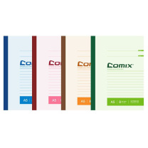 齐心 Comix 无线装订本 C4506 A5 80页/本 (混色) 6本/组