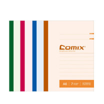 齐心 Comix 无线装订本 C4512 A6 (颜色随机) 50页/本 1本/套