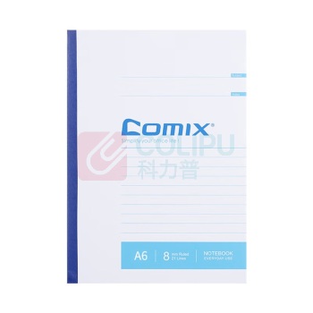 齐心 Comix 无线装订本 C4512 A6 50页/本 12本/组