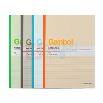 国誉 KOKUYO 渡边无线装订本 GA6506 A6 (混色) 50页/本 24本/封 (颜色随机)