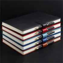嘉然恒 jiaranheng A4大本子360页加厚笔记本本子 暗扣款 (黑色)