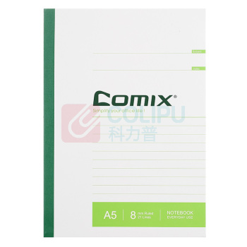 齐心 Comix 无线装订本 C4504 A5 50张 (混色) 12本/包