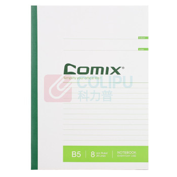 齐心 Comix 无线装订本 C4508 B5 40张 (混色) 12本/包