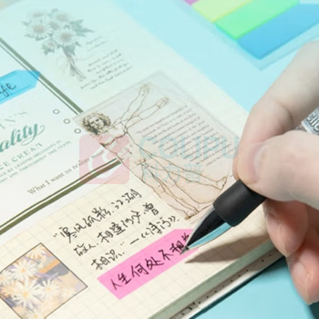 齐心 Comix 荧光膜索引标签指示贴 D6019 20张 (定制)