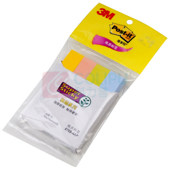 3M 便利贴狠贴系列彩色纸质标签 670S-4AP