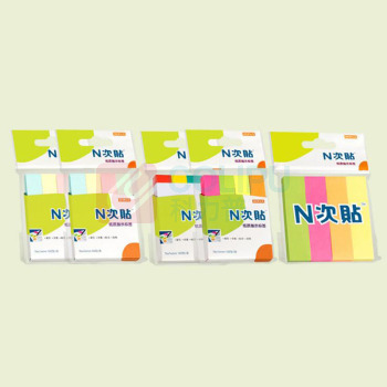 N次贴 Stick 'N 便签纸 34018-J6 6袋装 (荧光色 混色4色)