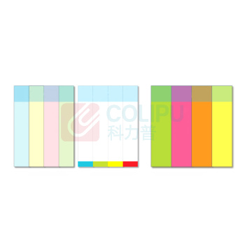 N次贴 Stick 'N 指示标签便条纸 34019 76*14mm*4 (荧光4色) 100页/条 4条/包