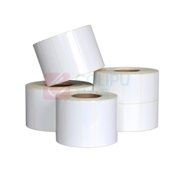 也特 亮白PET标签纸空白不干胶光面防水撕不破 100*70mm 单排-600张