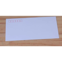 明颜 信封 5号 带标识 (白色)