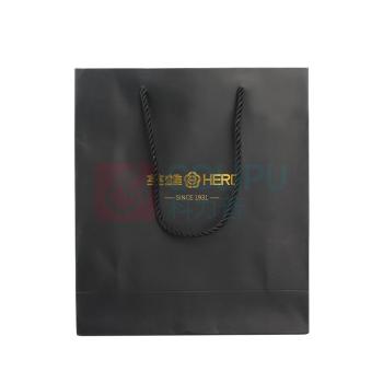 英雄 HERO 手提袋 215*245*80mm (黑色)