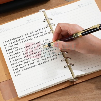 嘉然恒 jiaranheng 大号商务活页本 A4 (黑色)