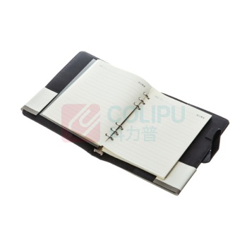晨光 M&G 普惠型PU活页皮面笔记本 APYF5T74 25K (黑色) 100张 封面插袋/磁扣笔插