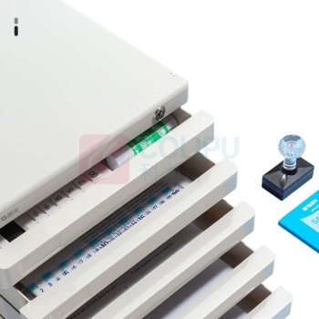 晨光 M&G 带锁文件柜 ADM95298 五层 (灰色) 2个/组