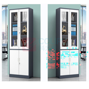 华盛 WALSN 文件柜 900W*400D*1850H 