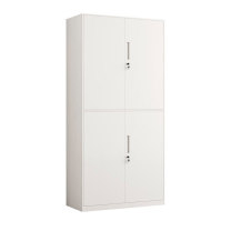 富路达 文件柜 薄边 2节柜 长900mm；宽400mm；高1850mm (纯白)