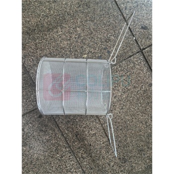 庆丰 不锈钢网筐 网孔1.0mm 270*280mm 304不锈钢 (白色)