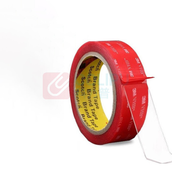3M 双面胶强力无痕透明耐高温ETC车载手机支架 VHB4910 宽5MM*长3米