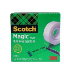 3M 隐形胶带 810-CQ33 19mm×33m 1卷装