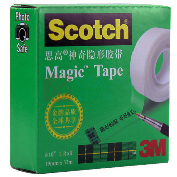 3M 思高 神奇隐形胶带 810 3/4 19mm*33m