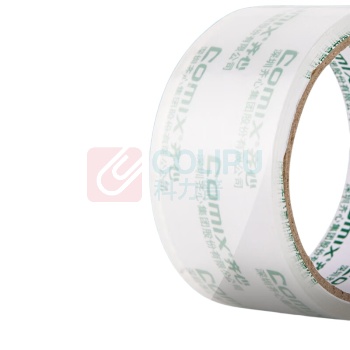 齐心 Comix 透明胶带/宽胶带/封箱胶带 快递打包胶带透明 JP4815-6 6卷 宽48mm*150y*45um长137米/卷 (透明)
