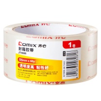 齐心 Comix 超透封箱胶带 JT5506 55mm*60y 120卷/箱 (单卷售)